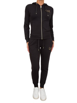 TUTA SPORTIVA EA7 EMPORIO ARMANI NERO in DONNA