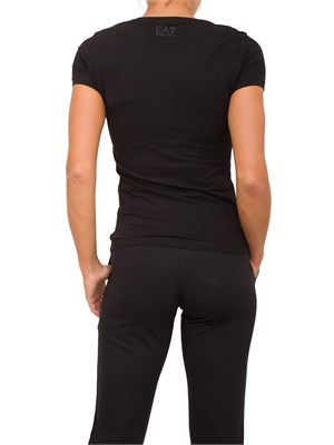 T-SHIRT EA7 EMPORIO ARMANI NERO in DONNA