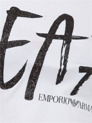 T-SHIRT EA7 EMPORIO ARMANI BIANCO in DONNA