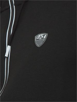FELPA EA7 EMPORIO ARMANI NERO in UOMO