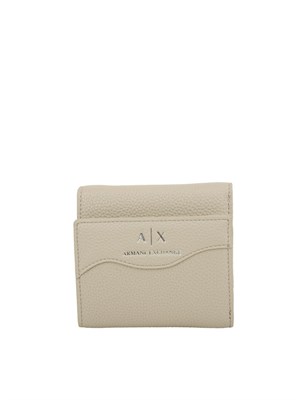 PORTAFOGLI ARMANI EXCHANGE AVORIO in DONNA