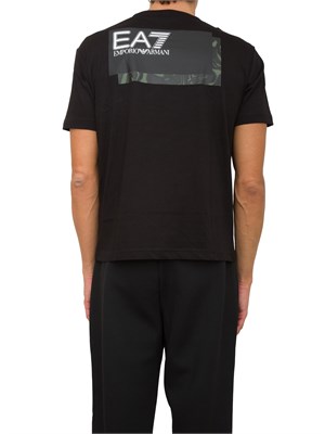 T-SHIRT EA7 EMPORIO ARMANI NERO in UOMO