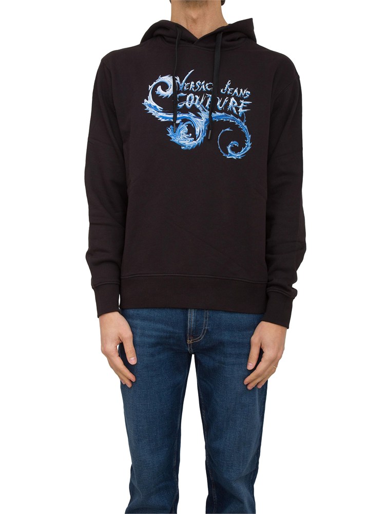 FELPA VERSACE JEANS COUTURE NERO
