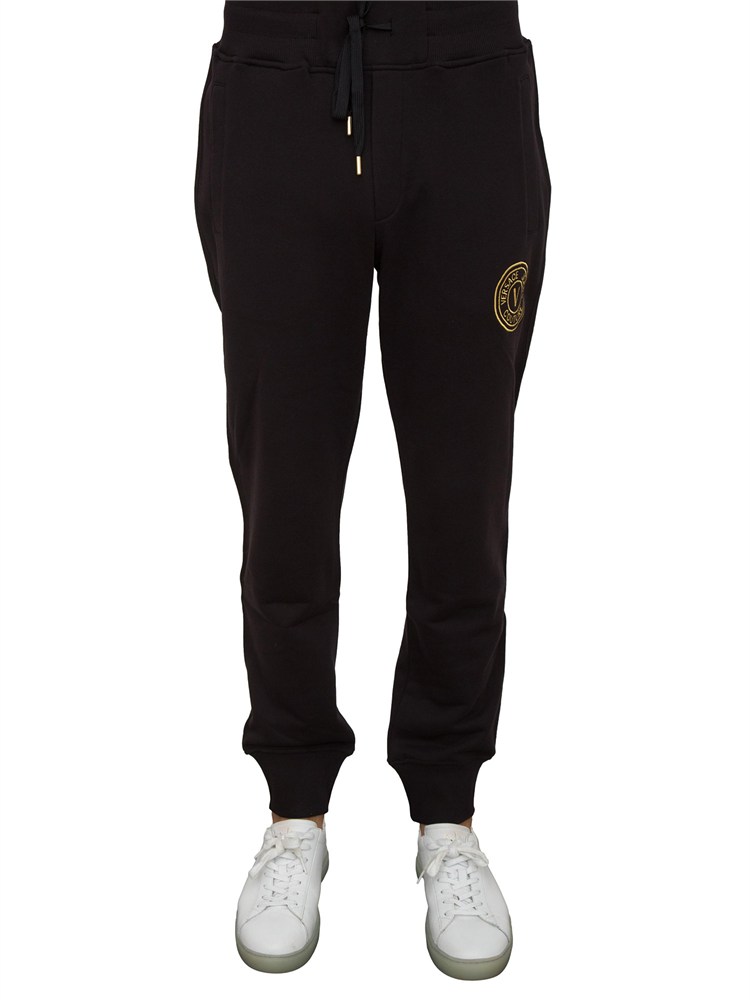 PANTALONE TUTA VERSACE JEANS COUTURE NERO