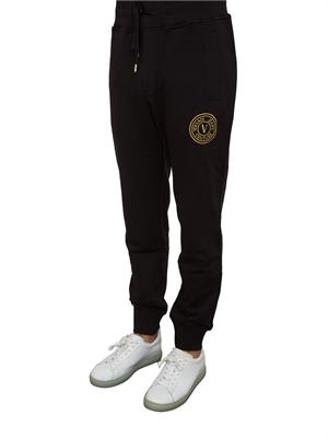 PANTALONE TUTA VERSACE JEANS COUTURE NERO in UOMO