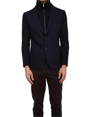 GIACCA MONOPETTO BOSS BLU in UOMO