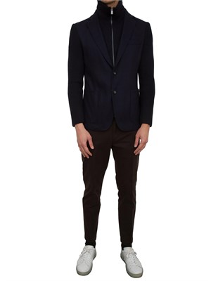 GIACCA MONOPETTO BOSS BLU in UOMO