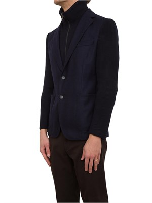 GIACCA MONOPETTO BOSS BLU in UOMO