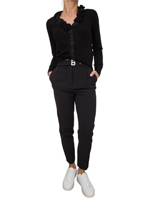 PANTALONE CASUAL BLUGIRL NERO in DONNA