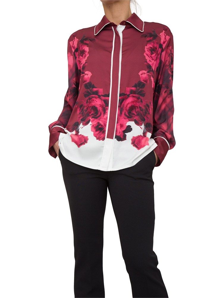 CAMICIA MANICA LUNGA BLUGIRL ROSSO