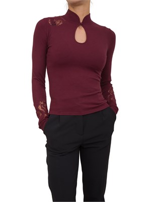 MAGLIA BLUGIRL BORDEAUX in DONNA