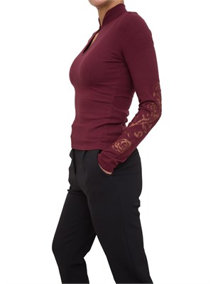 MAGLIA BLUGIRL BORDEAUX in DONNA