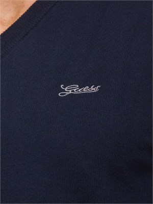 MAGLIA GUESS JEANS BLU in UOMO