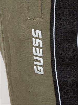 PANTALONE TUTA GUESS JEANS VERDE in UOMO