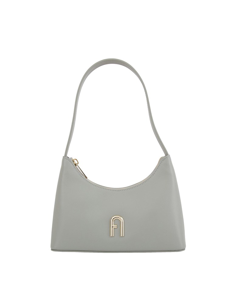 BORSA A SPALLA FURLA GRIGIO