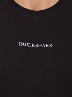 T-SHIRT PAUL&SHARK NERO in UOMO