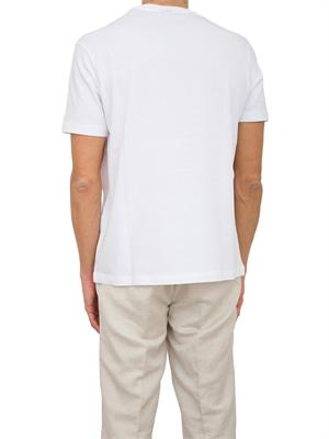 T-shirt Paul & Shark bianco in jersey di cotone con stampa in UOMO