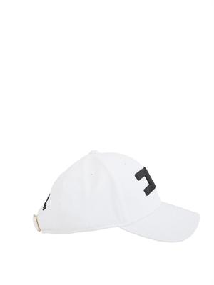 Cappello da baseball bianco Elisabetta Franchi con logo in DONNA