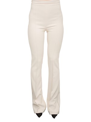 Pantaloni in crêpe avoroi con piping a contrasto Elisabetta Franchi in DONNA