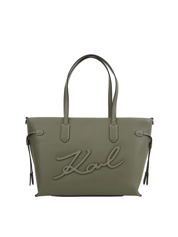 K.LAGERFELD Borsa a spalla verde Karl Lagerfeld