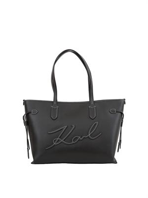 K.LAGERFELD Borsa a spalla nera Karl Lagerfeld in DONNA