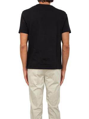 T-shirt Paul & Shark nero in jersey di cotone con stampa in UOMO