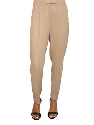 Pantaloni donna beige cipria iBlues con tasche chino e piega stirata in DONNA