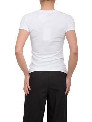 T-shirt con strass Fracomina bianco in DONNA