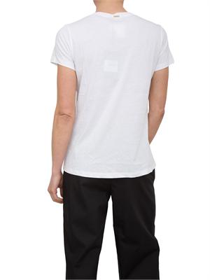 T-shirt con bande sui lati Fracomina bianco in DONNA