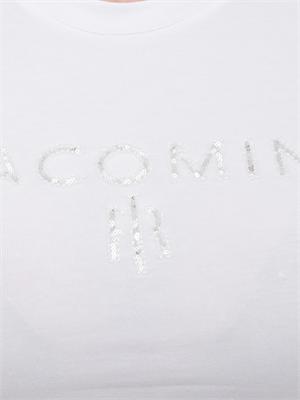 FRACOMINA T-shirt regular in jersey di cotone bianco in DONNA