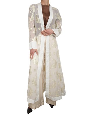 Kaftano Fracomina regular lungo con lurex in DONNA