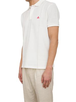PEUTEREY Polo in cotone piqué con logo ricamato in UOMO
