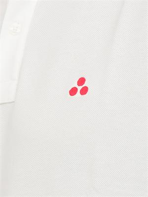 PEUTEREY Polo in cotone piqué con logo ricamato in UOMO