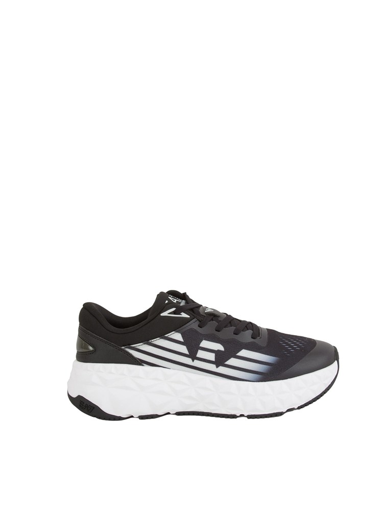 EA7 EMPORIO ARMANI Sneakers uomo nere Emporio Armani suola volume bold