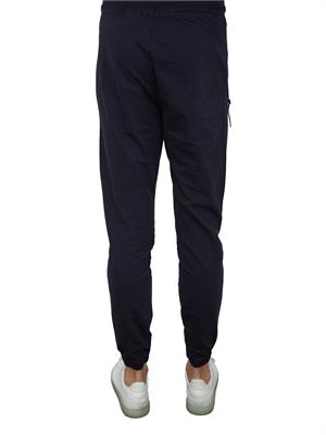 Pantalone tuta uomo blu C.P. Company in cotone con logo stampato in UOMO