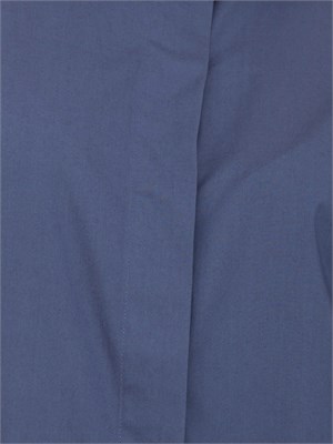 Camicia Marella in popeline stretch blu in DONNA