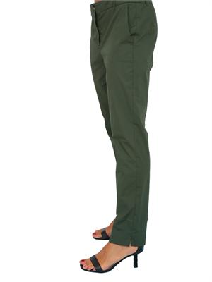 Pantaloni Marella modello Ibiza1 in popeline di cotone verde in DONNA