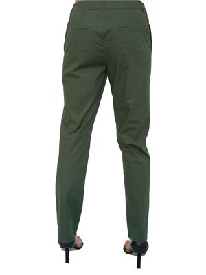 Pantaloni Marella modello Ibiza1 in popeline di cotone verde in DONNA