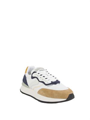 Sneakers Voile Blanche in suede e tessuto tecnico
Bianco-Marrone in UOMO