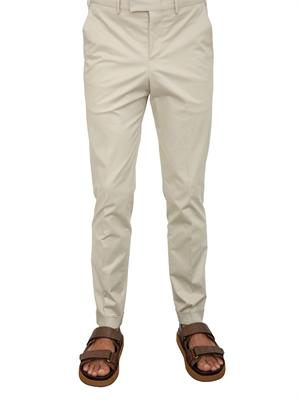 Pantalone PT Torino beige in cotone in UOMO