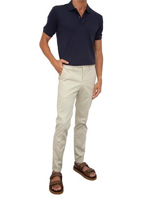 Pantalone PT Torino beige in cotone in UOMO