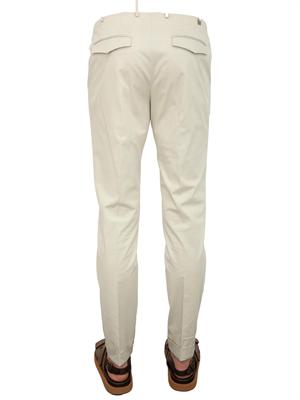 Pantalone PT Torino beige in cotone in UOMO
