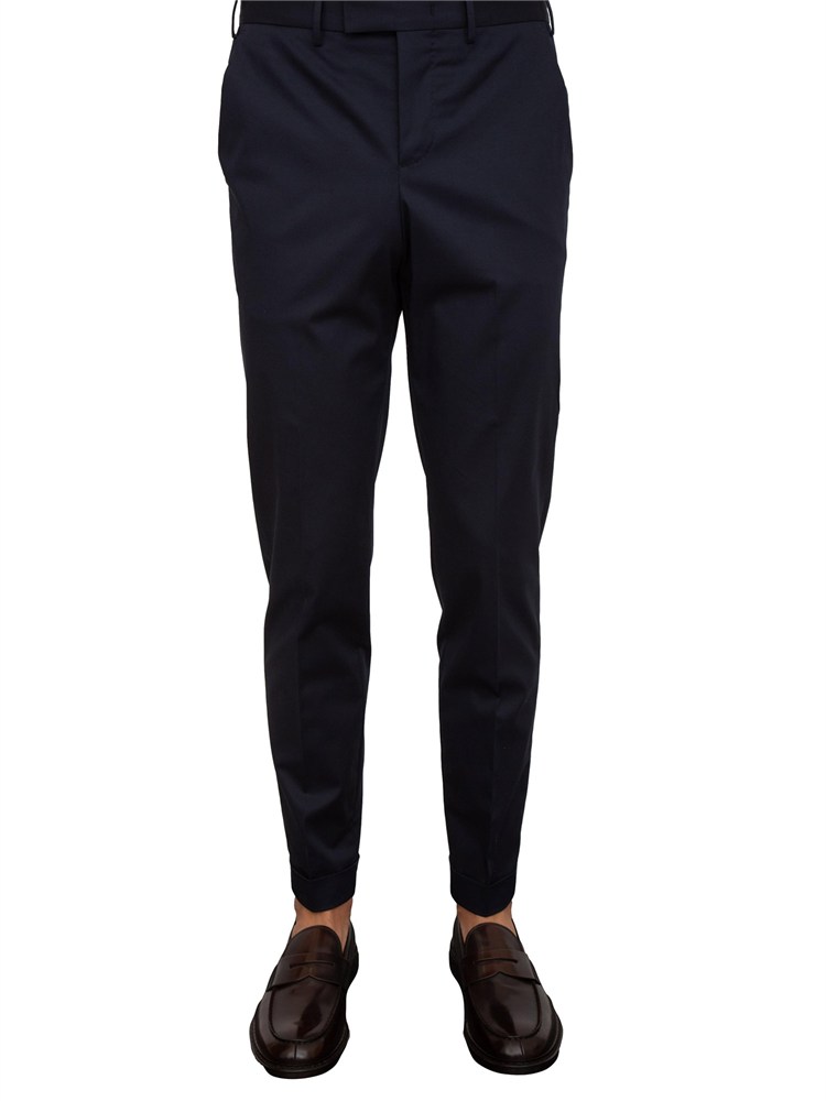 Pantalone PT Torino blu in cotone