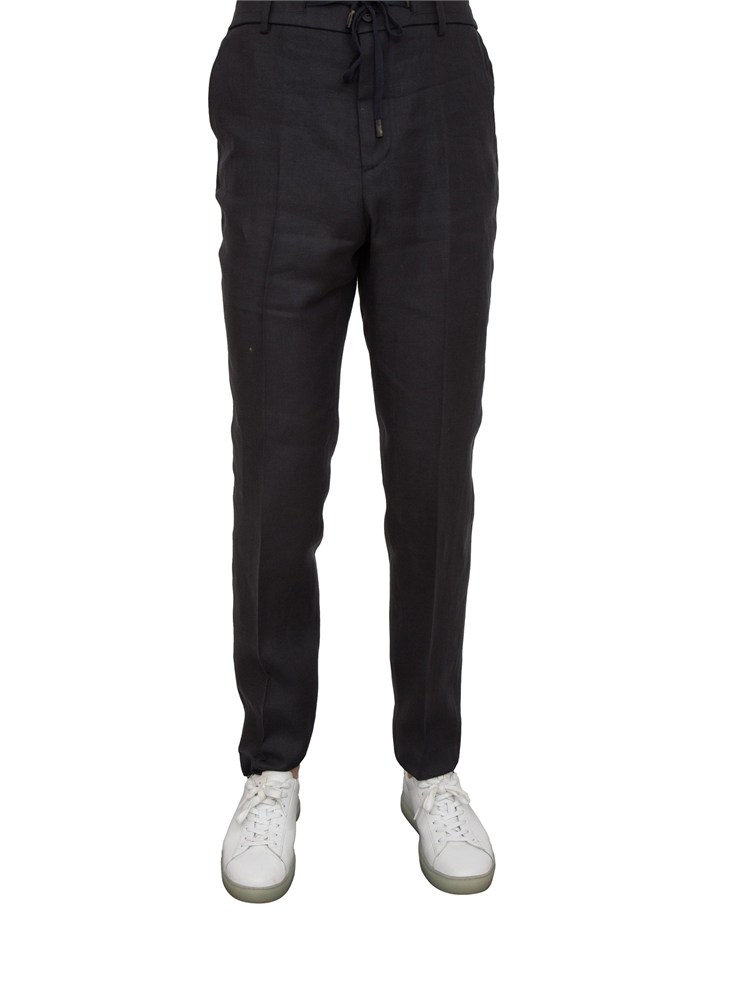 Pantalone uomo Peserico modello jogger blu