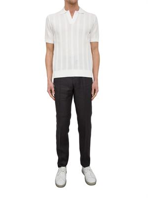 Pantalone uomo Peserico modello jogger blu in UOMO