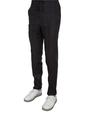 Pantalone uomo Peserico modello jogger blu in UOMO