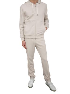 Felpa Peserico french terry grigio in UOMO