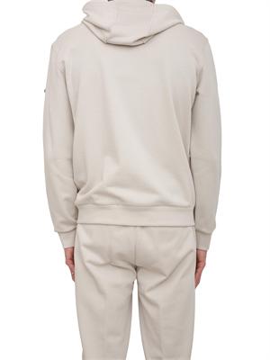 Felpa Peserico french terry grigio in UOMO