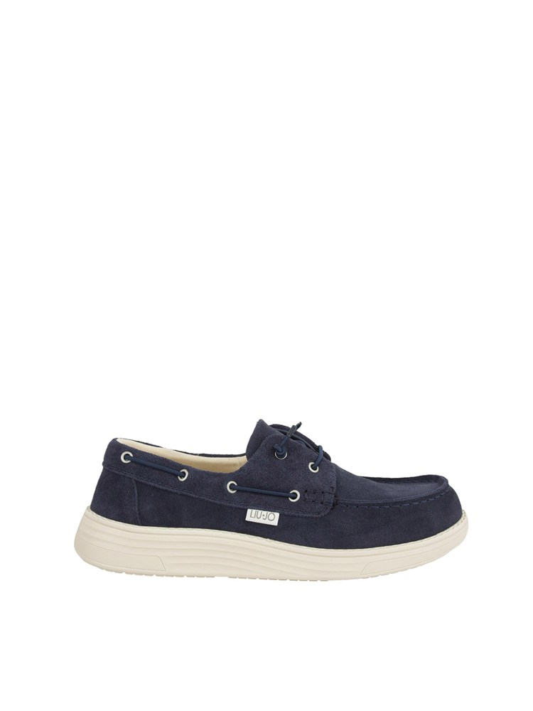 Mocassini Liu Jo uomo in suede blu