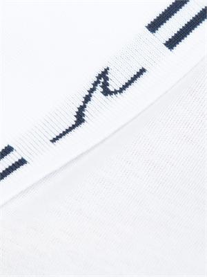 Polo Paul&Shark bianco con dettagli righe a contrasto in UOMO